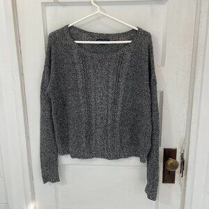 American Eagle Women's Sweater, gray, size small
